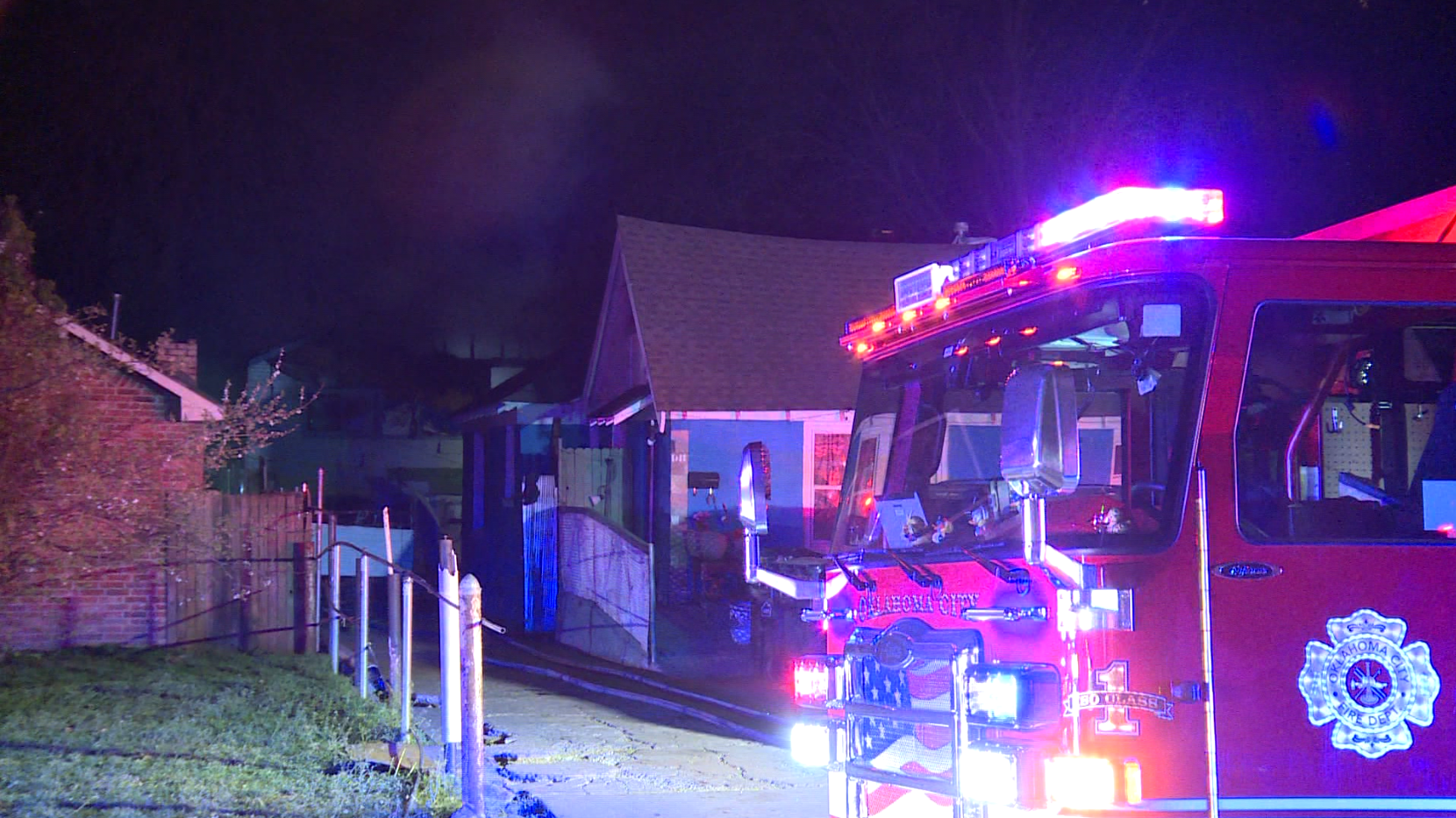 Oklahoma City firefighters put out early morning building fire