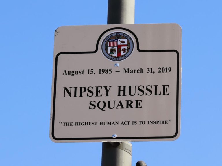 Nipsey Hussle Square officially dedicated in South Los Angeles