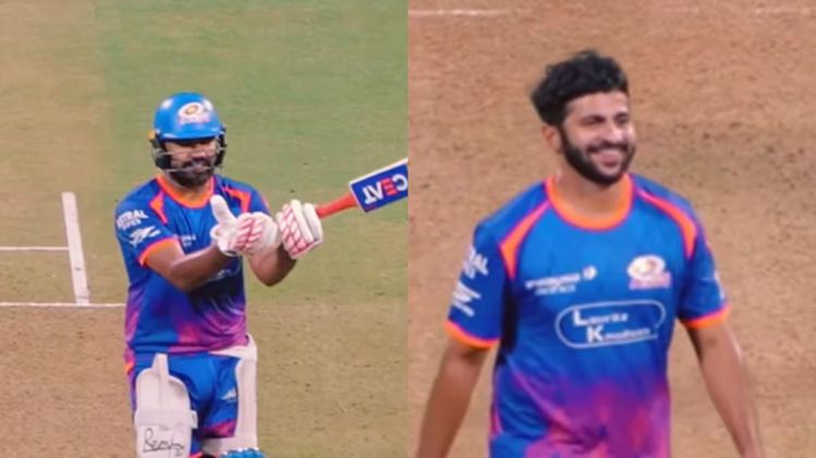 Watch: Rohit Sharma mocks Shardul Thakur after tonking six during MI's ...