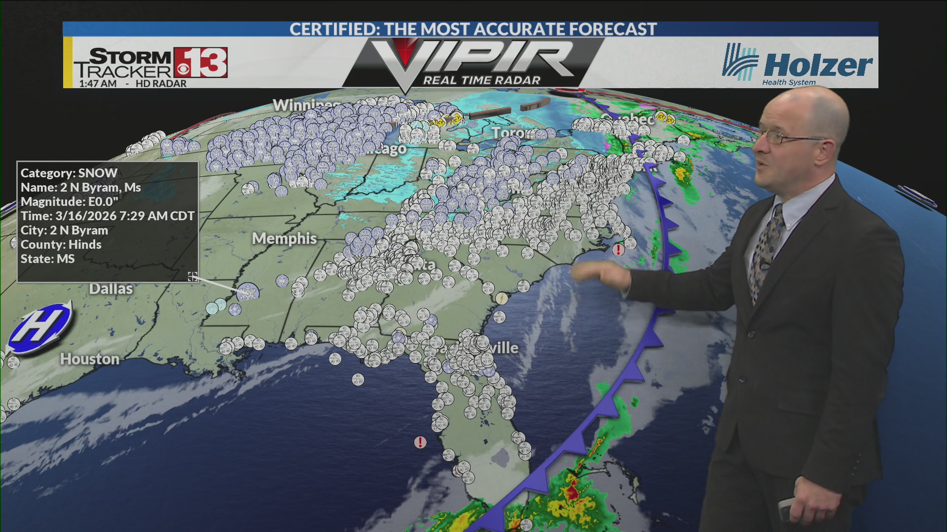 Winter visits for Tuesday before slow warm up starts Wednesday
