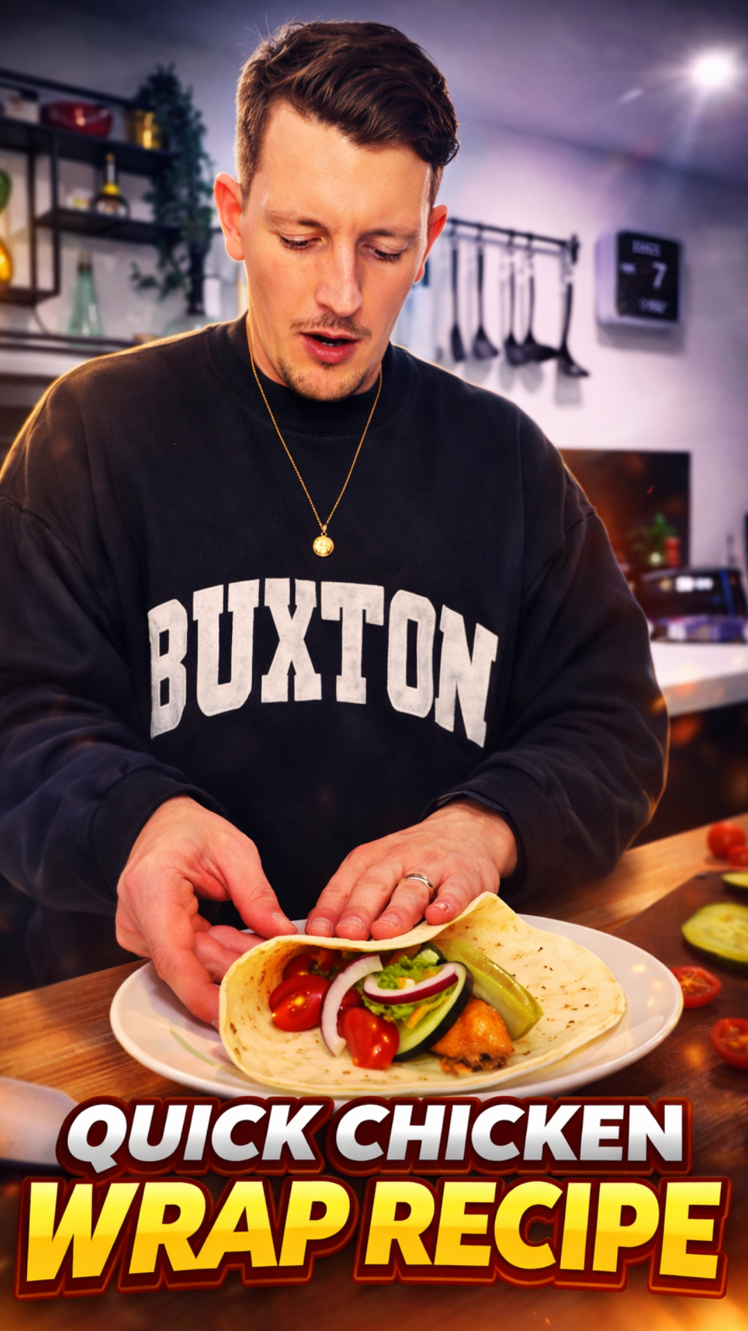 How to make chicken wraps for a tasty dinner