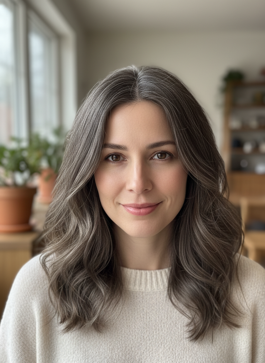 The 7 best hair colors for softening gray roots this spring