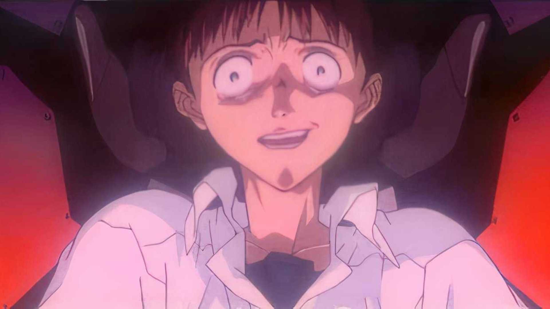 Shinji in Neon Genesis Evangelion End of Evangelion