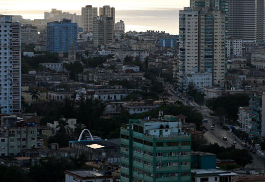 Solar panels are installed on the offices of the Hebrew Community of Cuba.