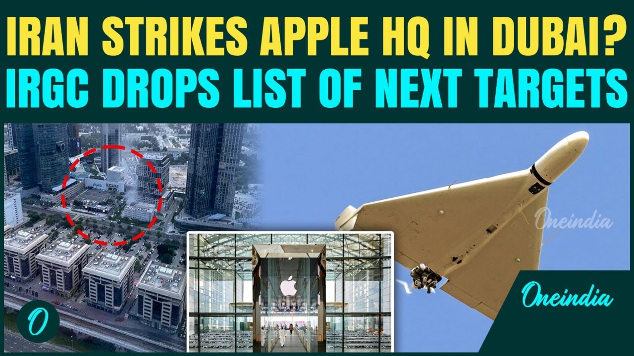 Apple HQ in Dubai hit by Iran’s Shahed drones; IRGC on spree hitting ...