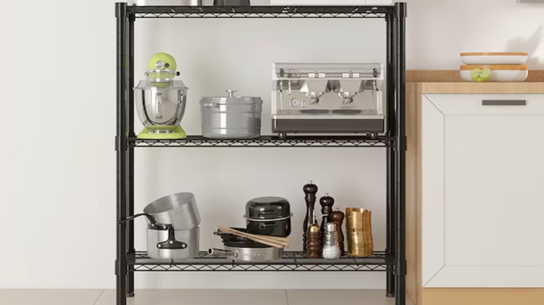 Lowe's is selling a heavy-duty three-tier garage shelving unit for less ...