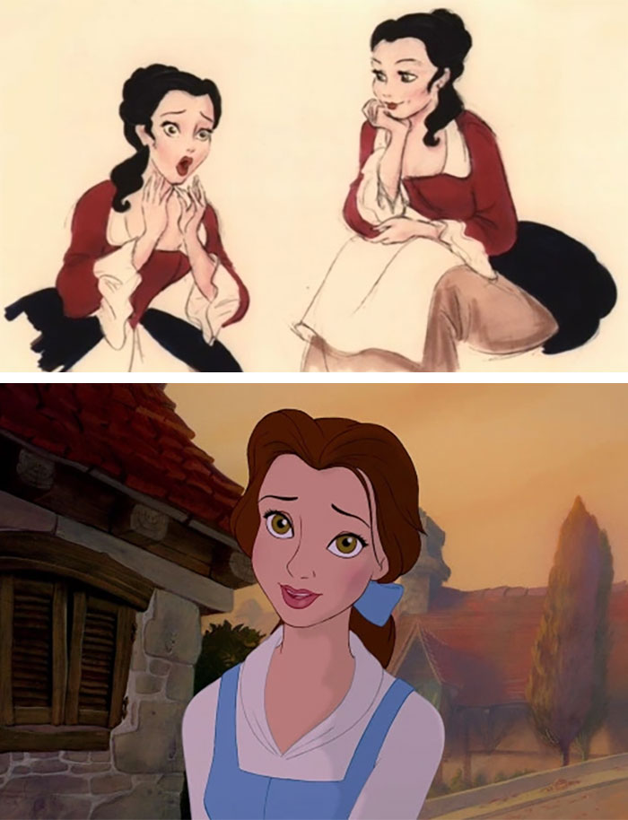 22 Original Concept Art Pieces Of Disney Characters