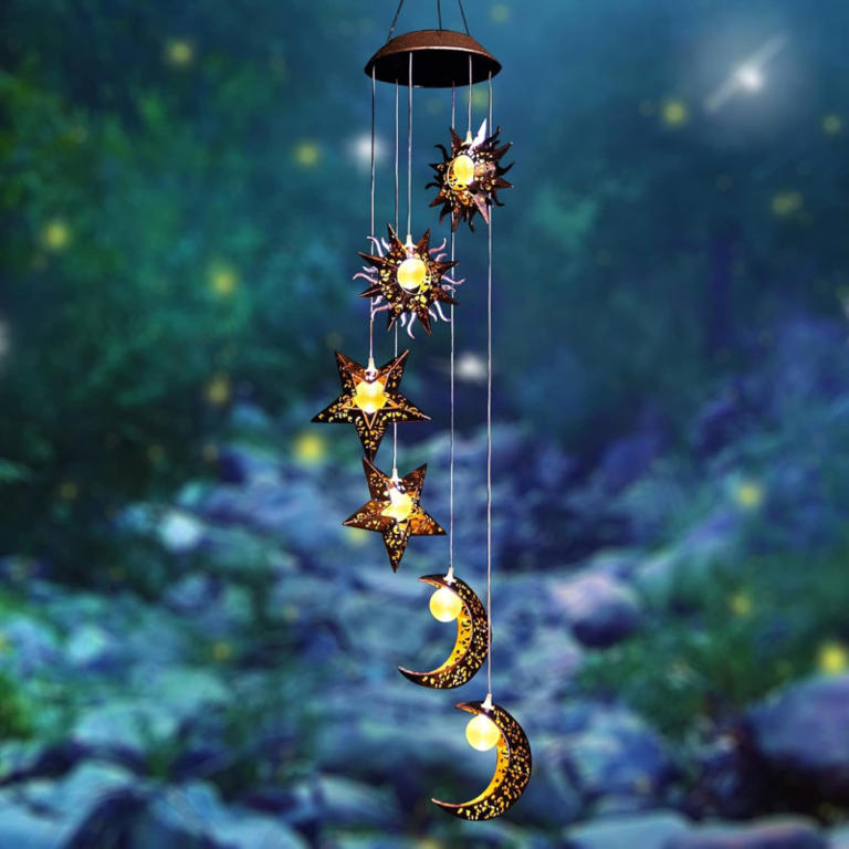 Transform your patio with $23 vintage solar wind chimes — on sale now!