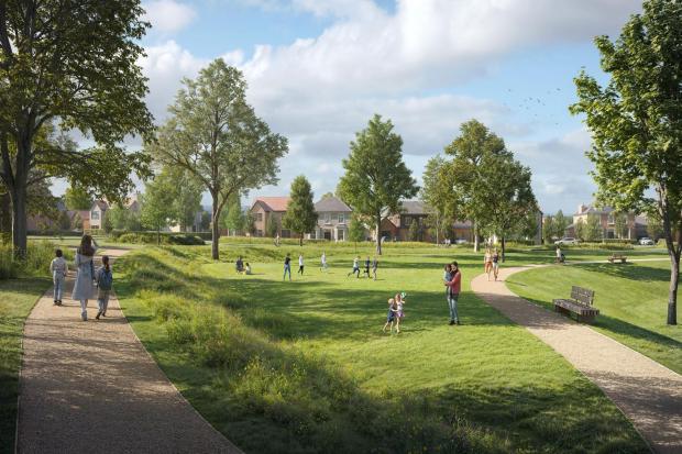 Pictures: New parks, play areas and more revealed for Manydown development