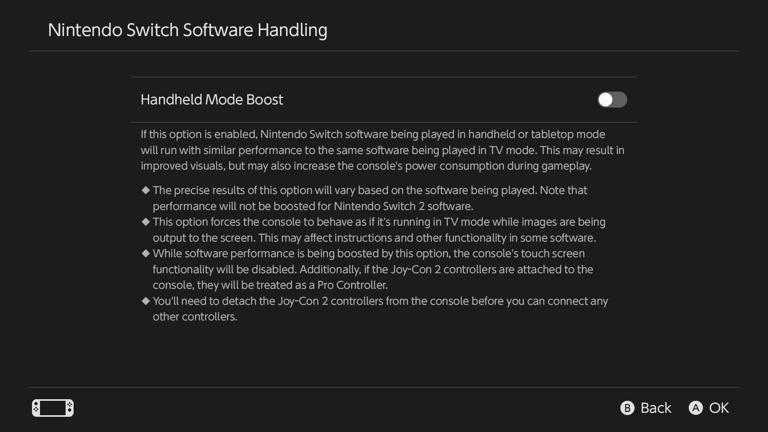 The latest Nintendo Switch 2 update takes handheld mode to the next level