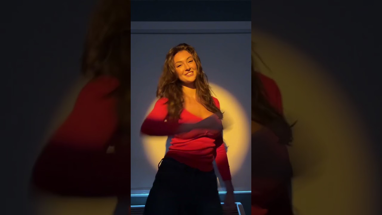 Model tests essential studio lighting equipment during professional ...
