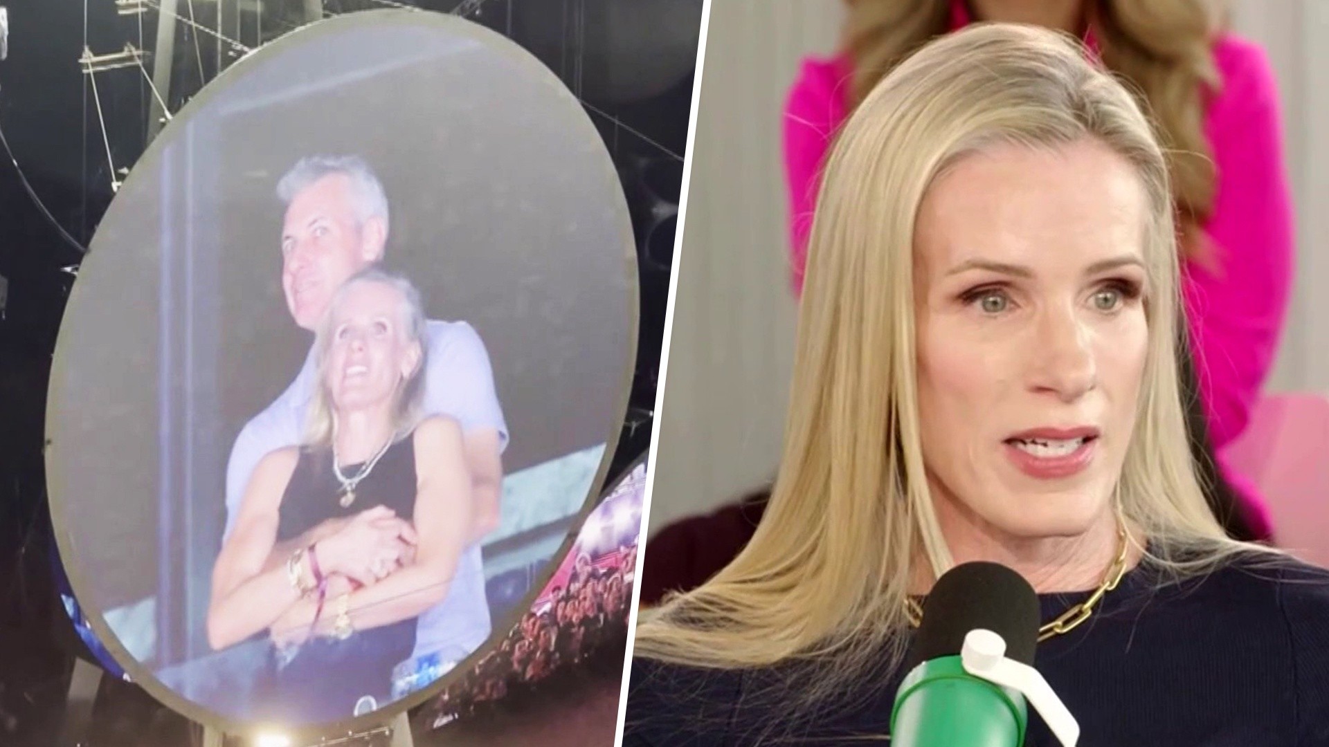 Woman behind viral kiss cam moment speaks out for first time<br><br>