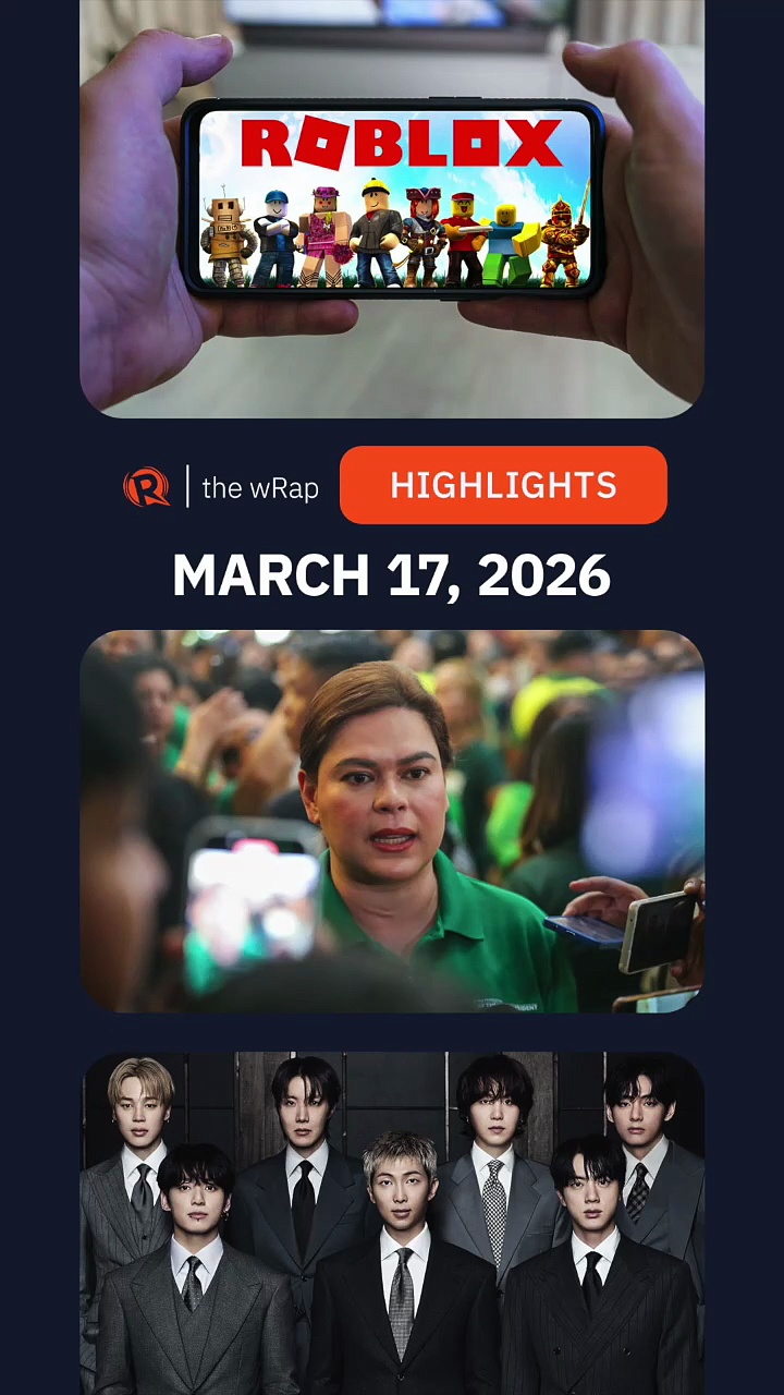 Today S Headlines Roblox Sara Duterte BTS The WRap March 17 2026 AA1YPpfG.img