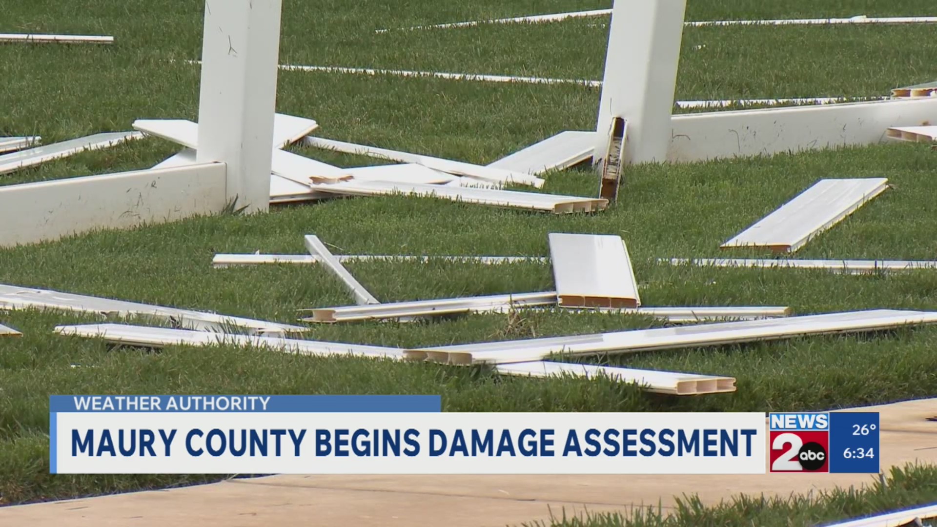 Maury County begins damage assessment after tornado