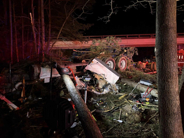 One airlifted after crash involving semi-truck on I-85 North near state ...
