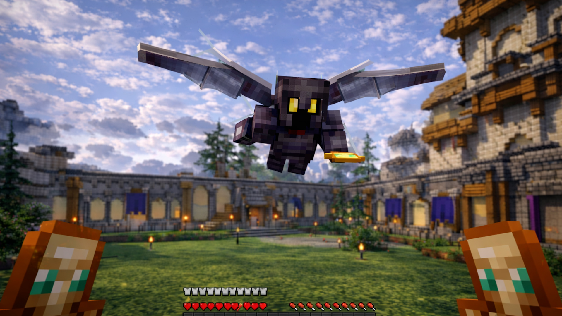 flying-mace-attack-techniques-in-minecraft