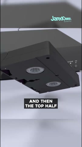 Inside of a VHS tape!