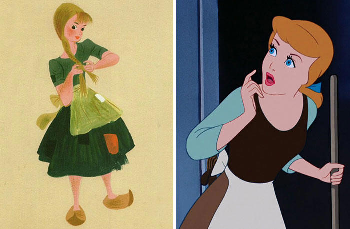 22 Original Concept Art Pieces Of Disney Characters