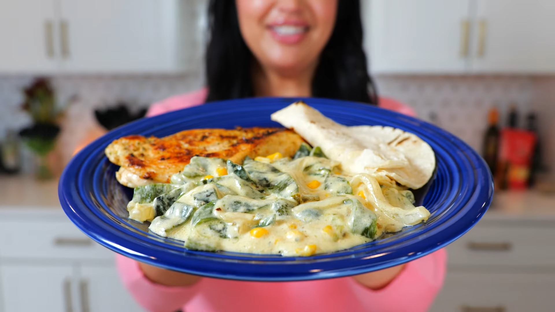 How to make rajas con crema easy Mexican chicken recipe