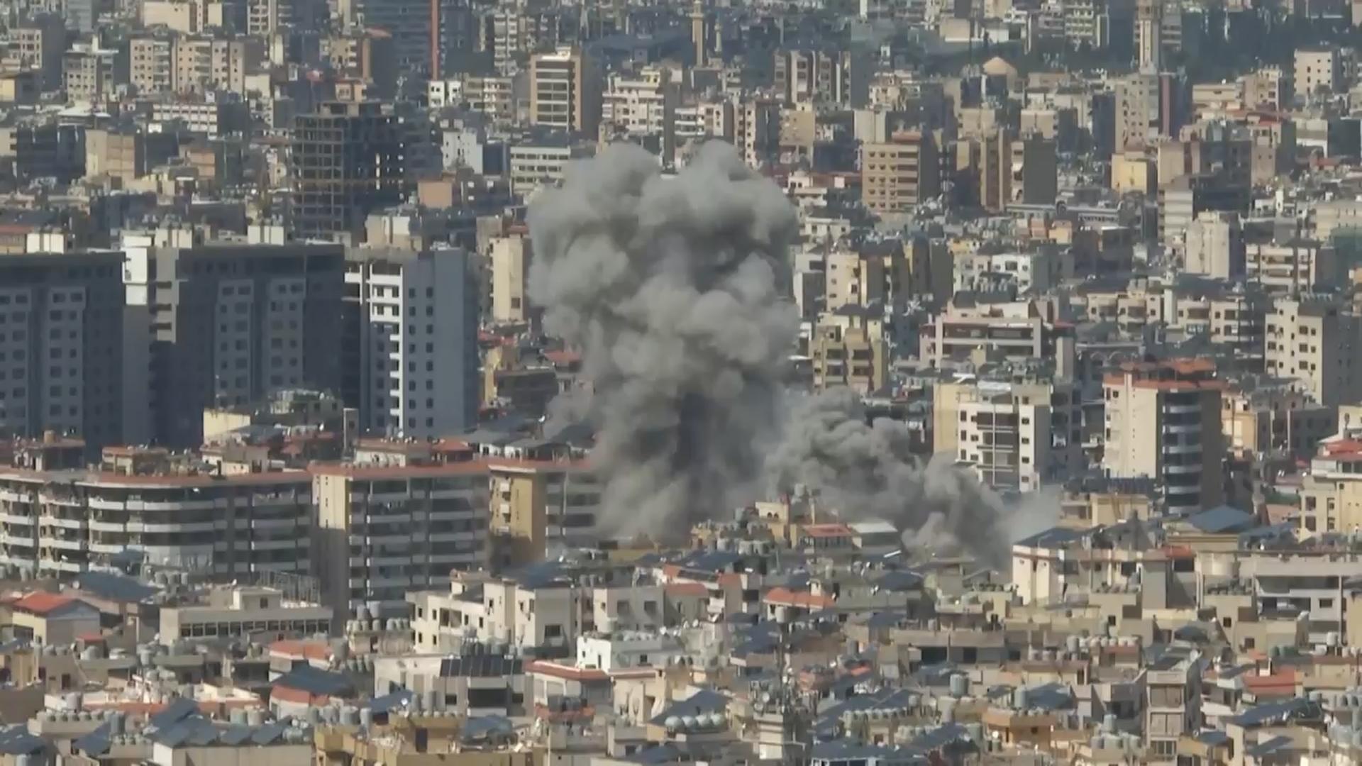 Explosions rock Beirut as plumes of smoke fill the sky