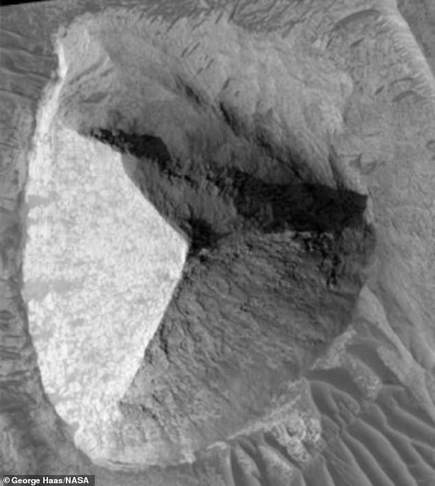 A viral post has flooded in internet this week, showing a NASA video of the Martian world, which many have claimed to find a three-sided pyramid on the surface