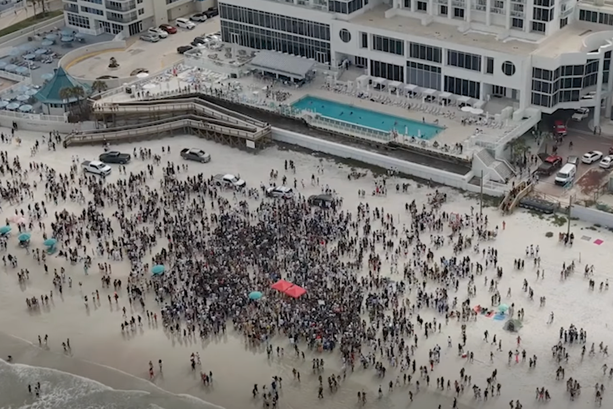 Florida police crack down on spring break beach takeovers