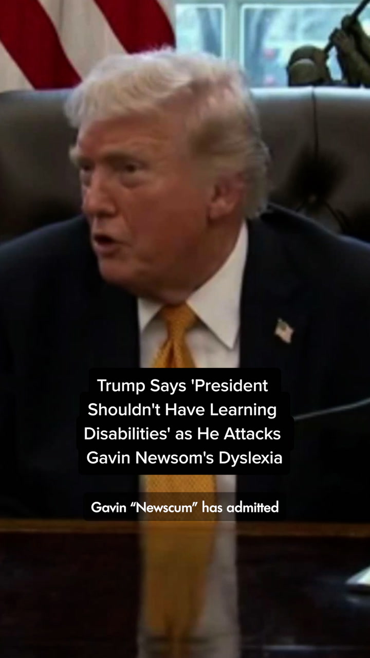 Trump says 'president shouldn't have learning disabilities' as he ...