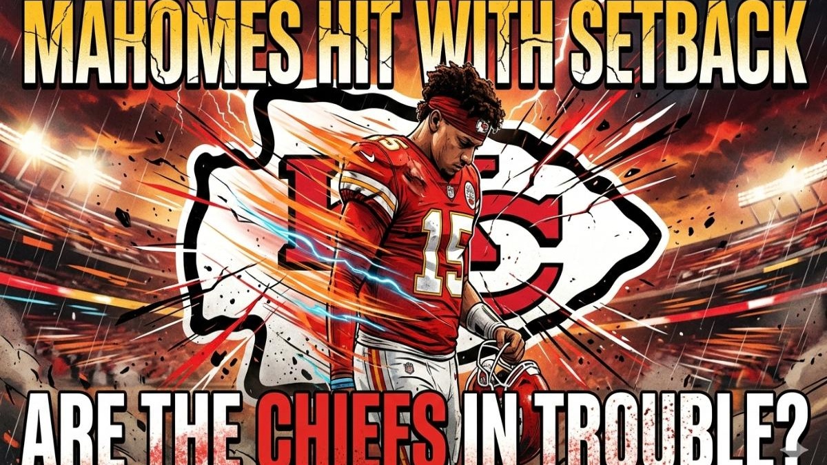 Mahomes hit with setback — are the Chiefs in trouble?