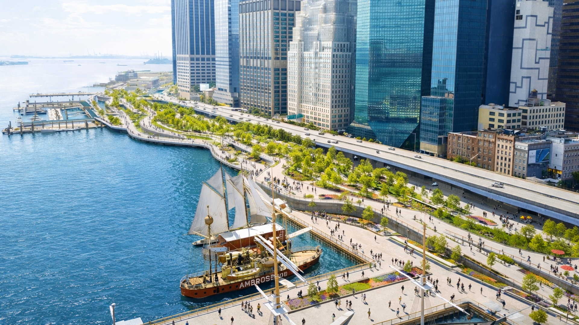 How New York City is building a 7 to 9 billion dollar flood defense ...