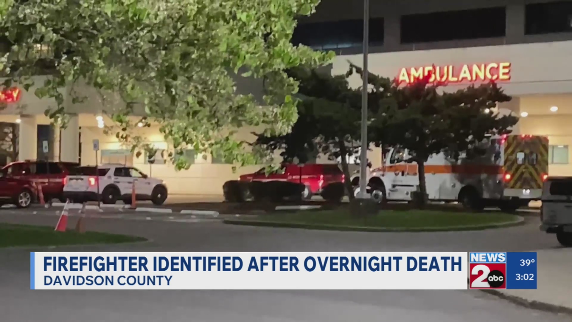 Firefighter identified after overnight death