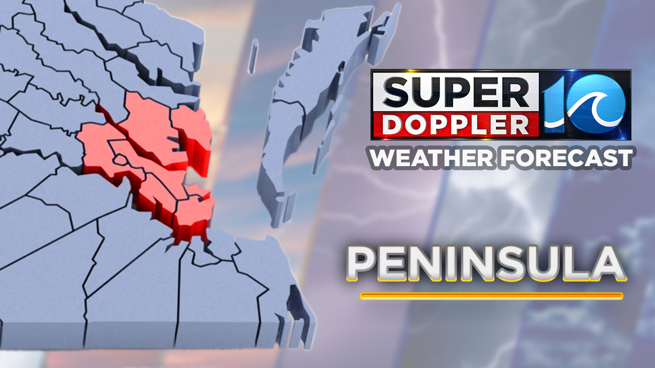 Peninsula weather forecast | March 17, 2026