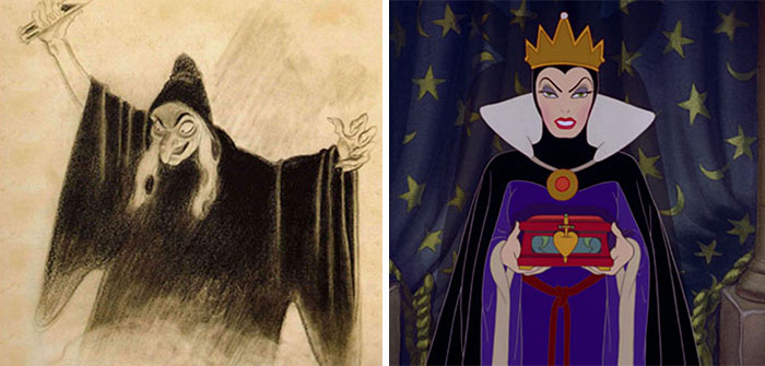 22 Original Concept Art Pieces Of Disney Characters