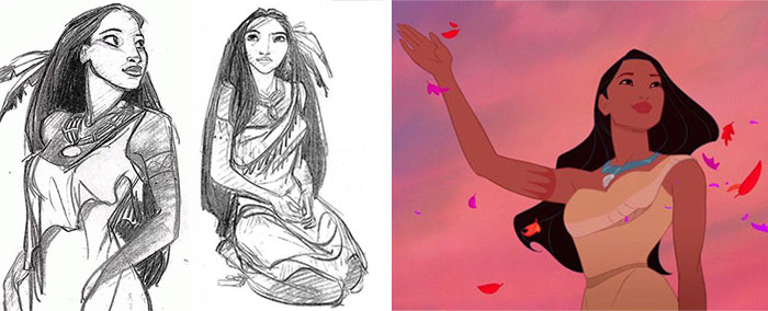 22 Original Concept Art Pieces Of Disney Characters
