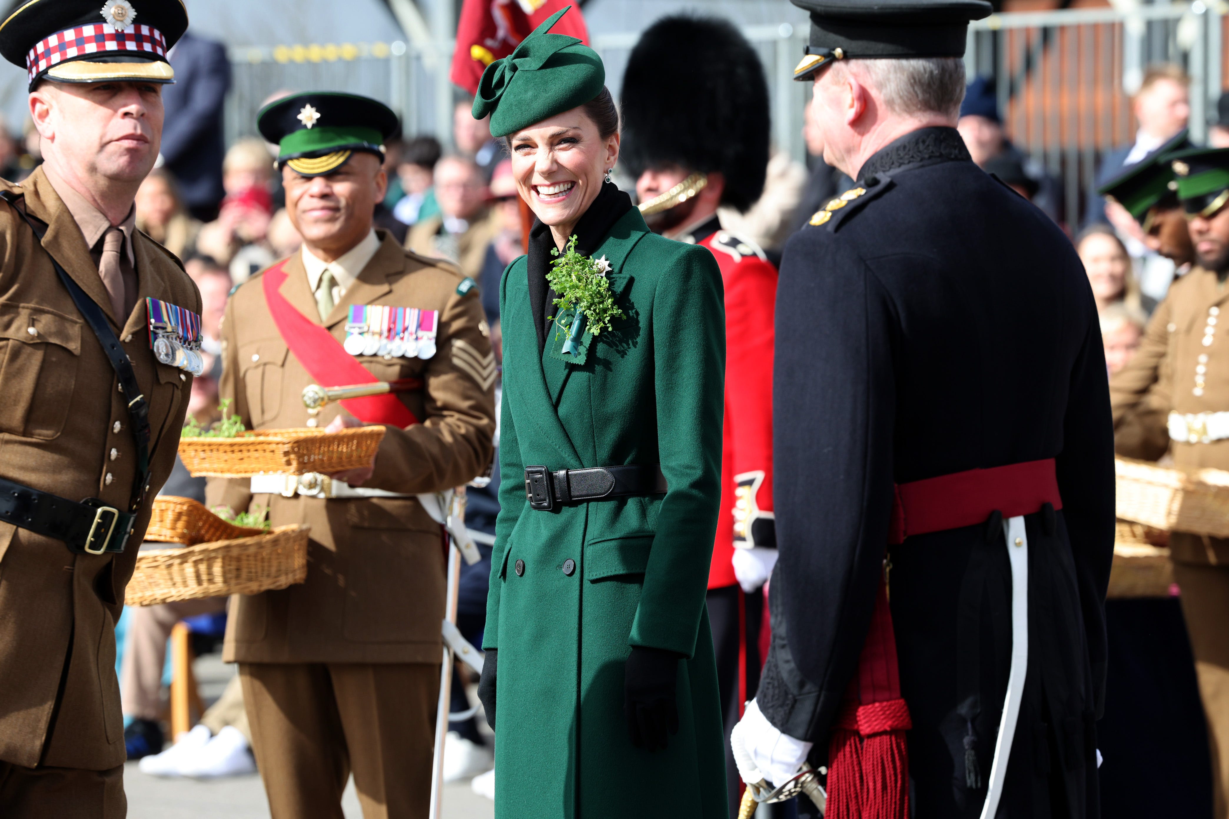 Princess Kate steps out in all green for St. Patrick's Day parade