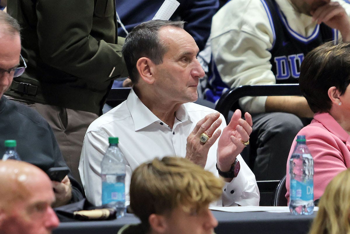 Coach K details one thing a team shouldn't do during NCAA tournament