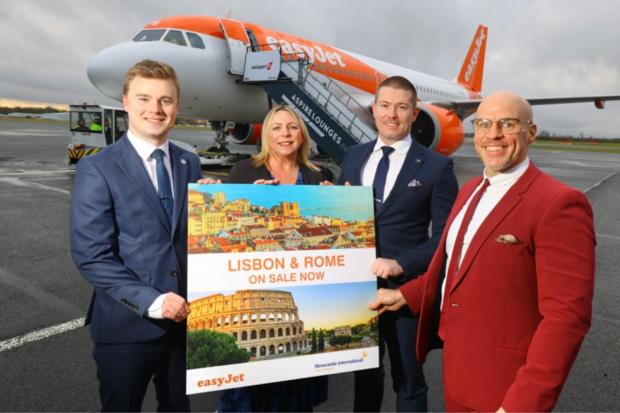 EasyJet to begin Newcastle to Rome flights this month