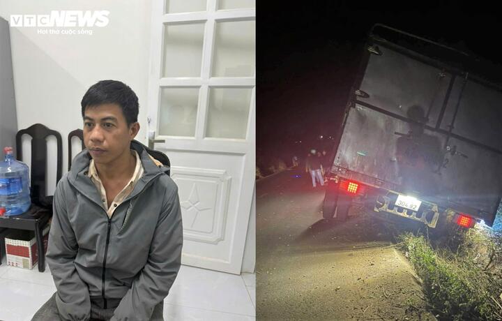 Bắt giữ tài xế ngáo đá lái xe quá tải gây tai nạn chết người