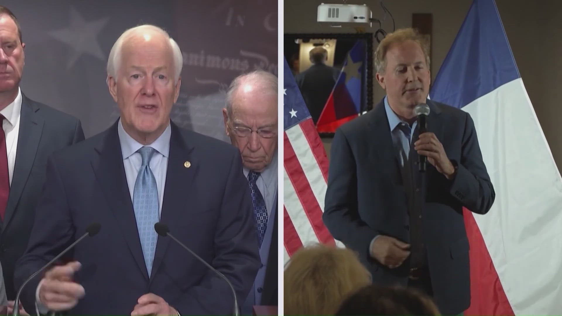 Neither John Cornyn, Ken Paxton drop out of Republican primary for Senate