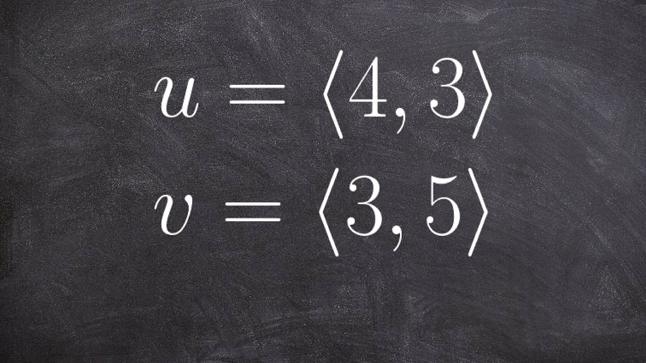 How to find the angle between two vectors