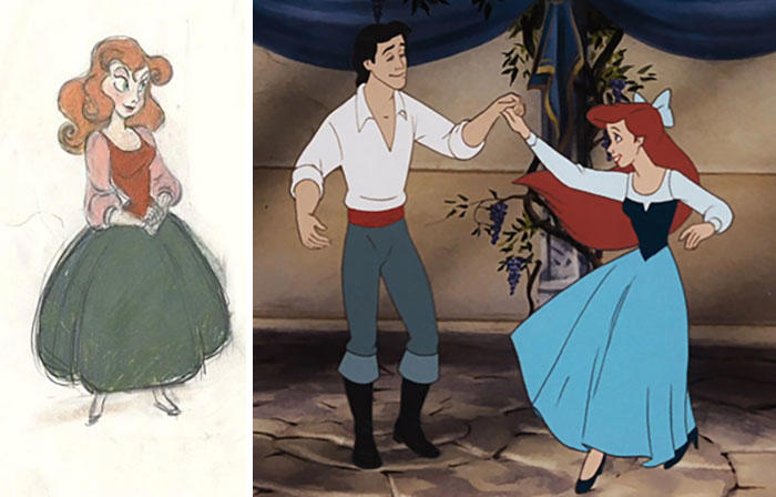 22 Original Concept Art Pieces Of Disney Characters