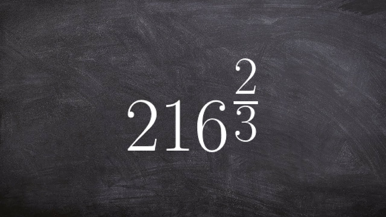 Learn how to evaluate a number raised to a rational exponent