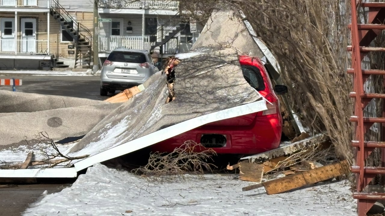 See the damage done by strong winds in Quebec