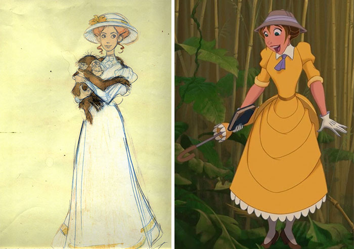 22 Original Concept Art Pieces Of Disney Characters