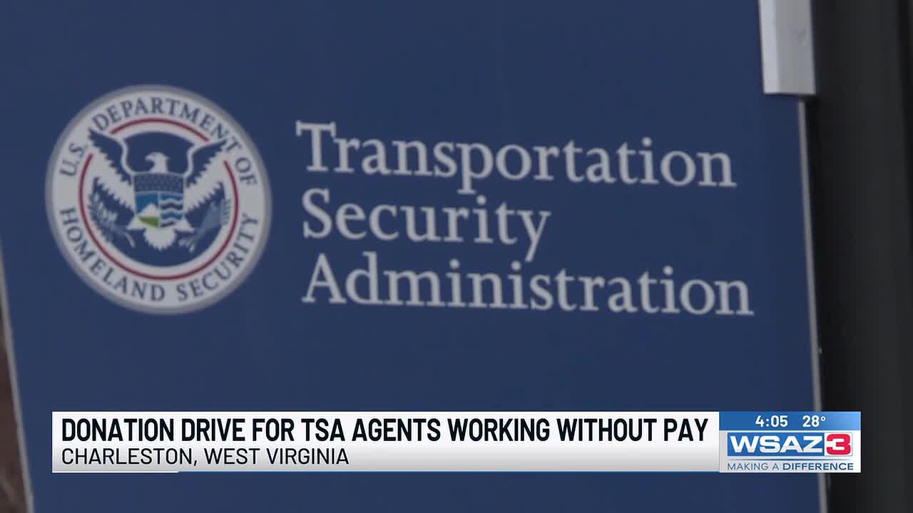 Donation drive for TSA agents working without pay