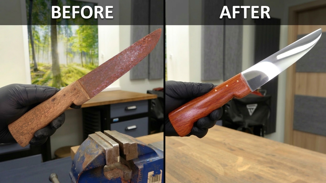 They said this knife couldn't be fixed - now it's more beautiful than ever