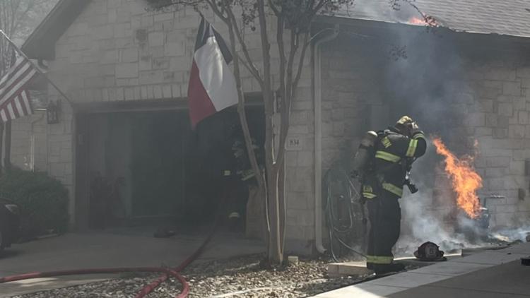 Gas explosion ignites house fire in Georgetown