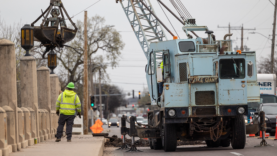 Historic bridge finally gets cleanup
