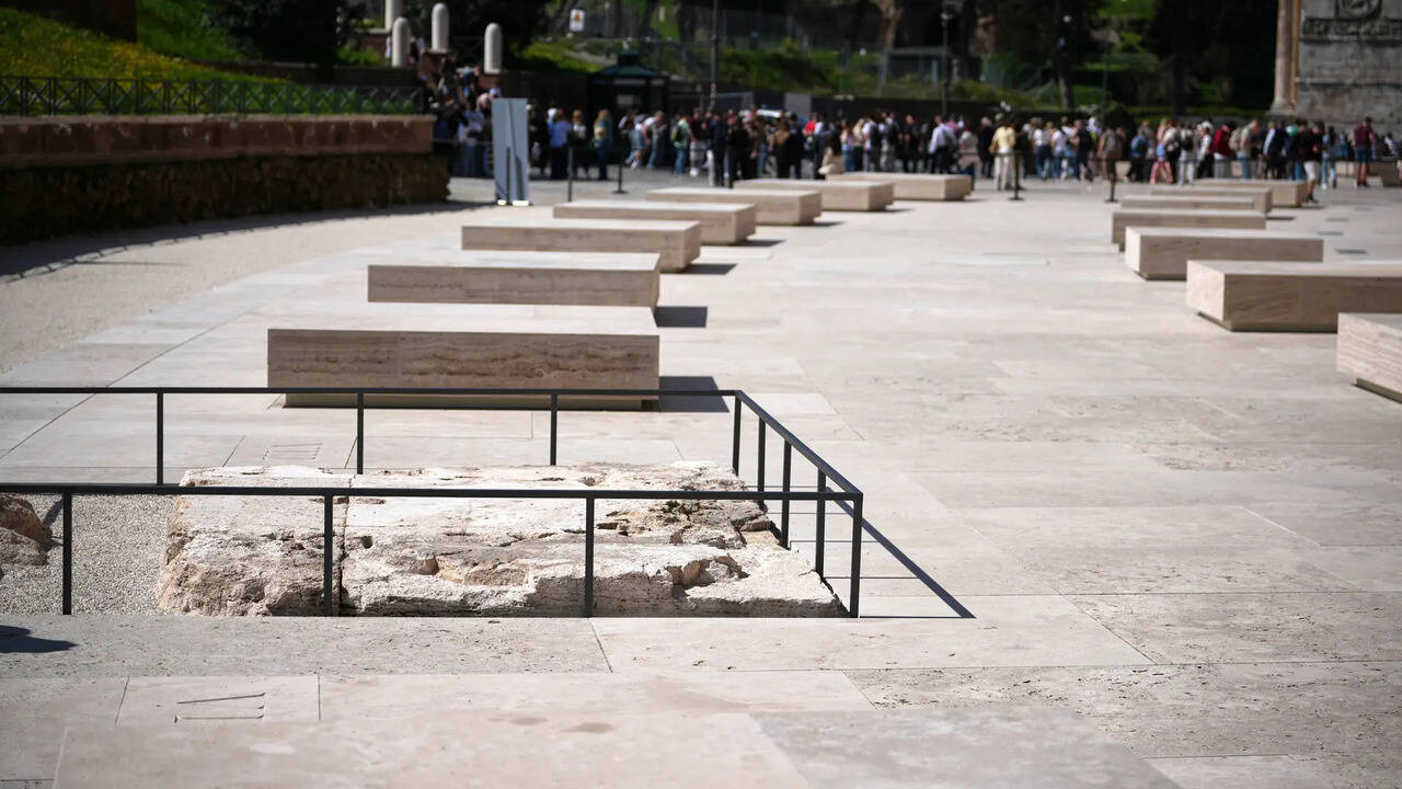 Rome's Colosseum restoration revives ancient columns with new ...