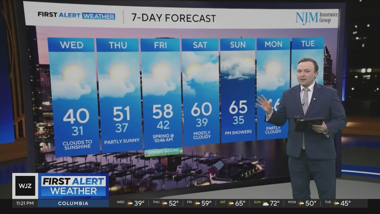 A chilly Wednesday before temperatures ramp up in Maryland