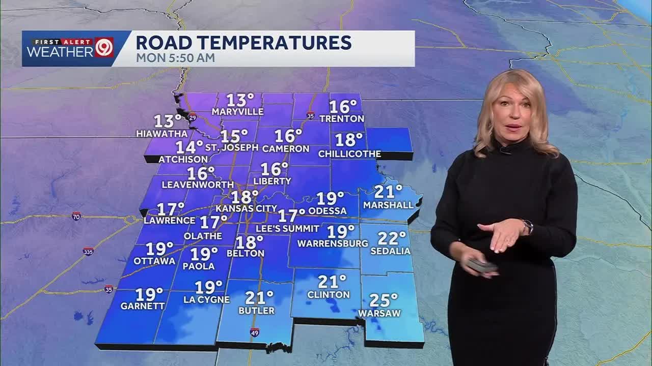 Black ice causing issues on the roadways
